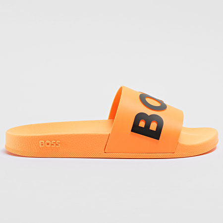 BOSS - Claquettes Bay Slide 50471271 Open Orange
