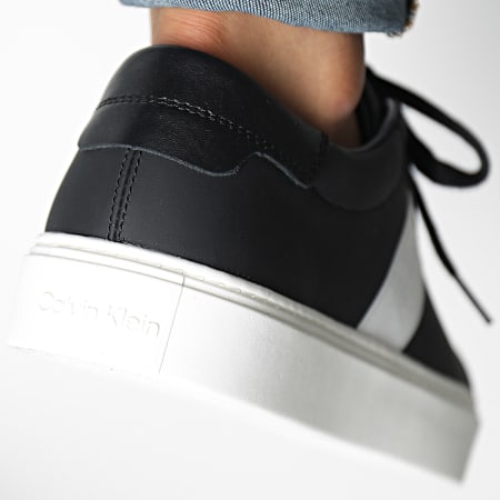 Calvin Klein - Sneakers Low Top Lace Up Web 0621 Nero Bianco