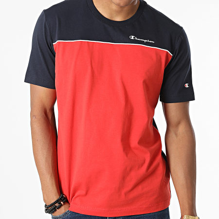 Champion - Camiseta 217855 Rojo Azul Marino