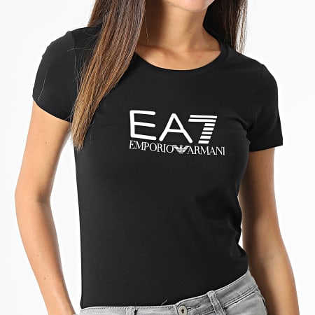 EA7 Emporio Armani - Maglietta da donna 8NTT66-TJFKZ Nero