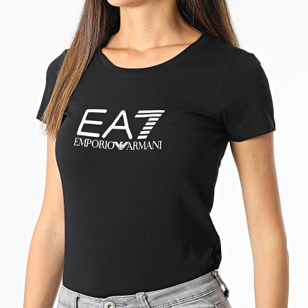 EA7 Emporio Armani - Camiseta de mujer 8NTT66-TJFKZ Negro