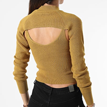 Only - Ensemble Pull Femme Sibba Jaune Moutarde
