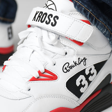 Ewing Athletics - Ewing Kross 1EW90121 Bianco Nero Rosso Sneakers