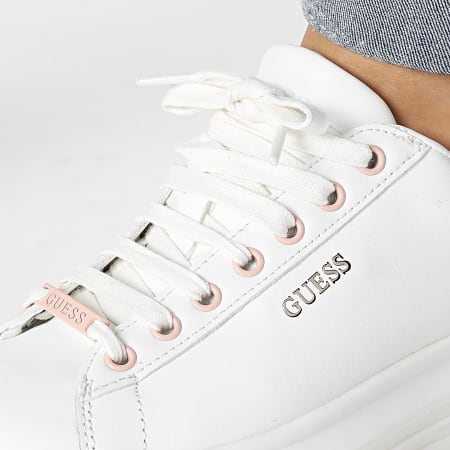 Guess - Sneakers donna FL7RNOELE12 Bianco Rosa