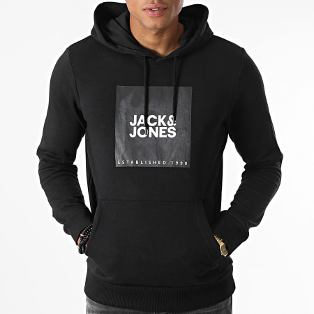 Jack And Jones - Lock Hoodie Negro