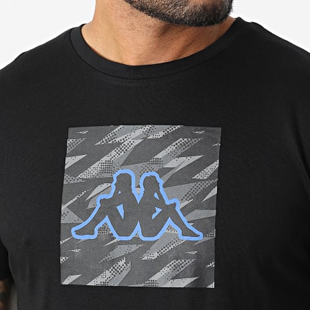 Kappa Tee Shirt 341C11W Noir LaBoutiqueOfficielle