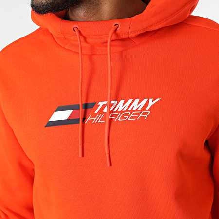 Tommy Hilfiger - Felpa con cappuccio 7926 Arancione
