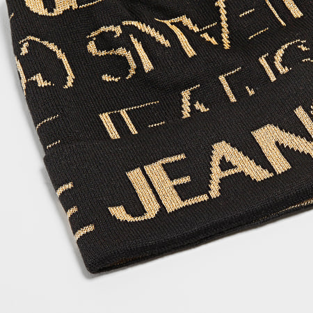 Versace Jeans Couture - Gorro mediano 73YAKZ46 Negro Oro