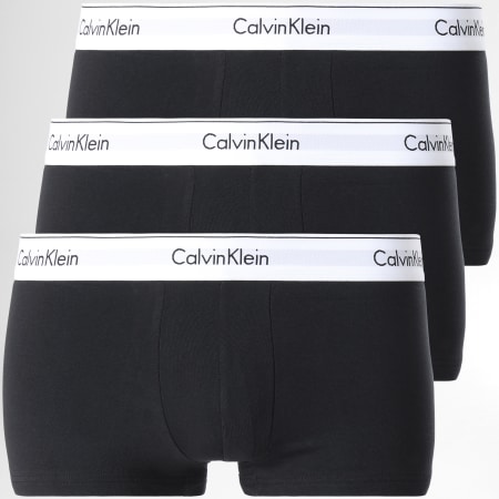 Calvin Klein - Set di 3 boxer neri NB2380A