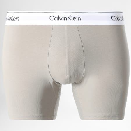 Calvin Klein - Set di 3 boxer NB2381A Nero Verde Khaki Beige