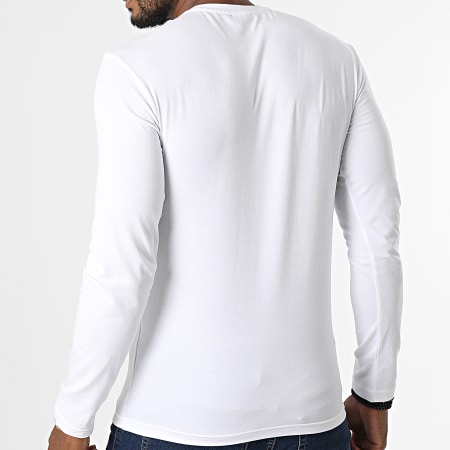 Emporio Armani - Tee Shirt Manches Longues 111984-2F525 Blanc