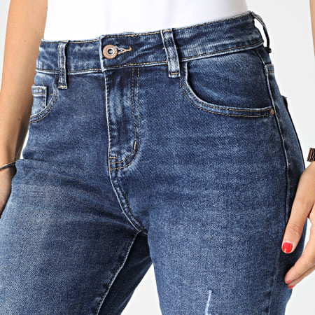 Girls Outfit - Jeans skinny da donna Z1585 Denim blu