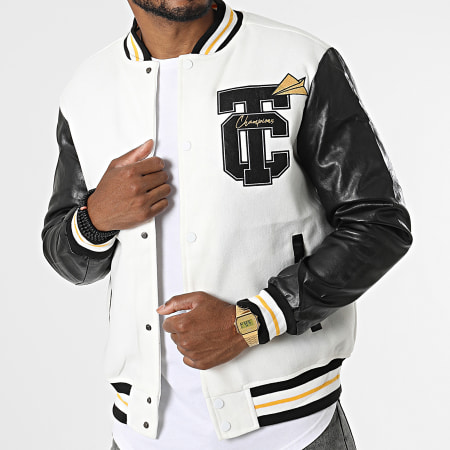 MTX Veste Teddy 22206 Blanc Noir