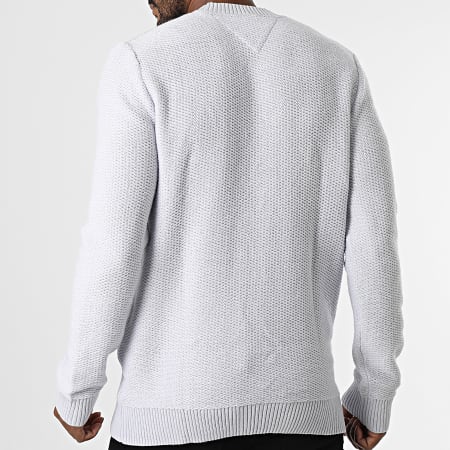 Tommy Jeans - Pull Regular Structured 5060 Gris Clair