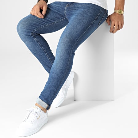 Calvin Klein - 1131 Jeans skinny in denim blu