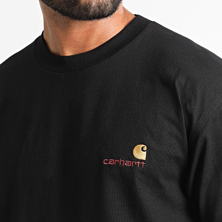 Carhartt - Oversize Camiseta Large American Script Negro