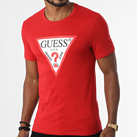 Guess - Tee Shirt M2YI71 Rouge