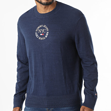 Tommy Jeans - Maglione navy Timeless Circle 3758