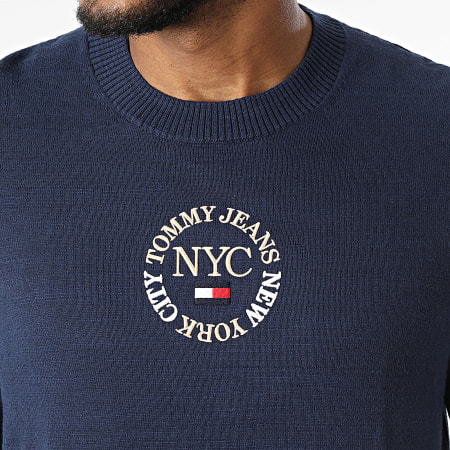 Tommy Jeans - Maglione navy Timeless Circle 3758