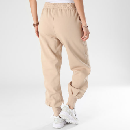Adidas Originals - Pantalones de chándal para mujer con puños HK5065 Beige