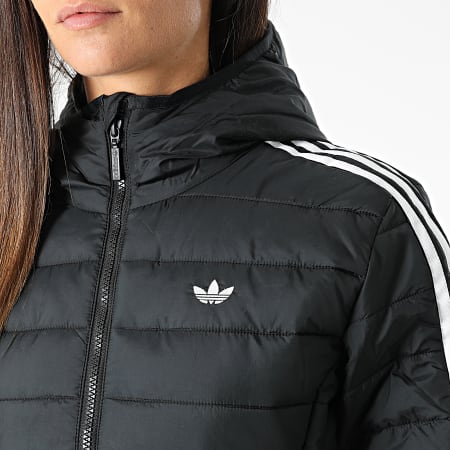 Adidas Originals - Chaqueta con capucha para mujer HM2612 Negro