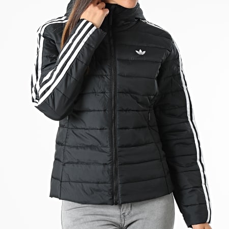 Adidas Originals - Chaqueta con capucha para mujer HM2612 Negro