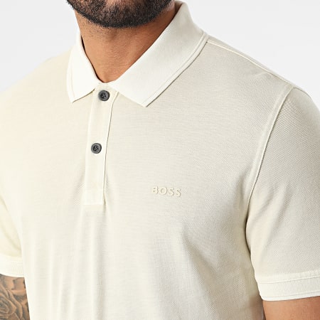 BOSS - Polo Manches Courtes 50468576 Beige