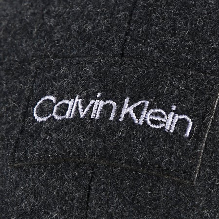 Calvin Klein - Casquette Wool BB 9675 Noir Chiné