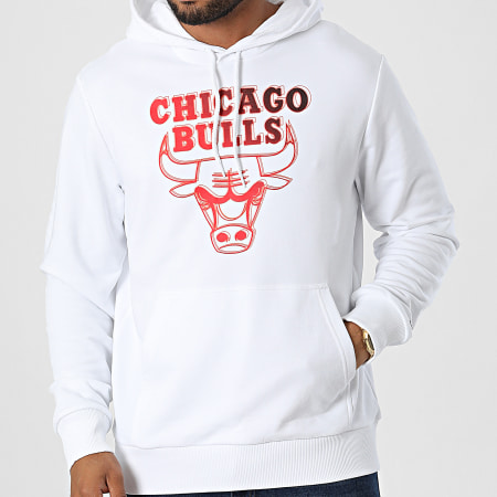 New Era - Chicago Bulls Sudadera con capucha 60284691 Blanco