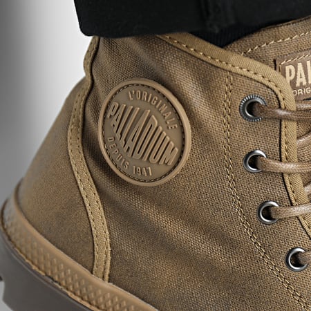 Palladium - Sneakers Pampa Hi Wax 77222 Bone Brown
