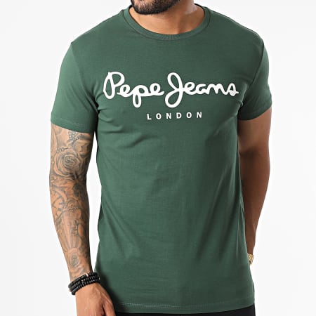 Pepe Jeans - Maglietta Original Stretch PM508210 Verde