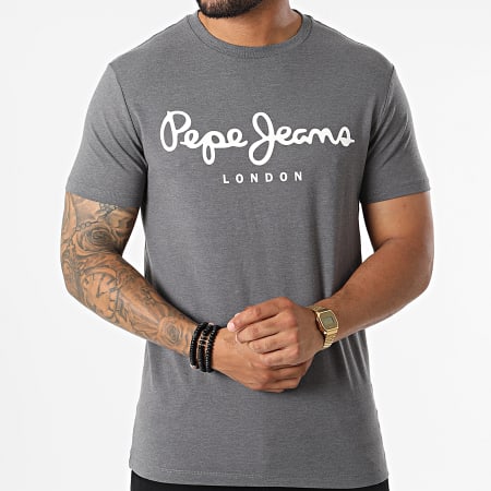 Pepe Jeans - Original Stretch Tee Shirt PM508210 Grigio antracite