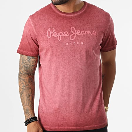 Pepe Jeans - Tee Shirt West Sir New PM508275 Bordeaux
