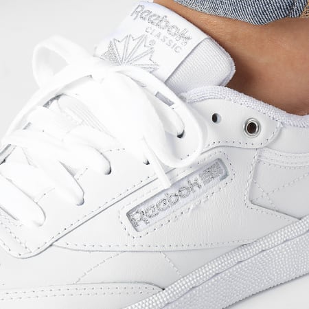 Reebok club c 85 mujer plata new arrivals