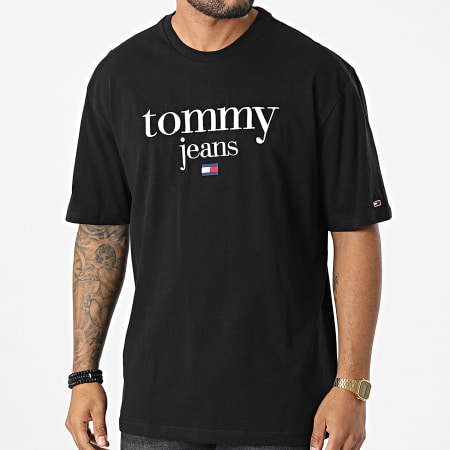 Tommy Jeans - Tee Shirt Classic Modern Corp Logo 5002 Nero