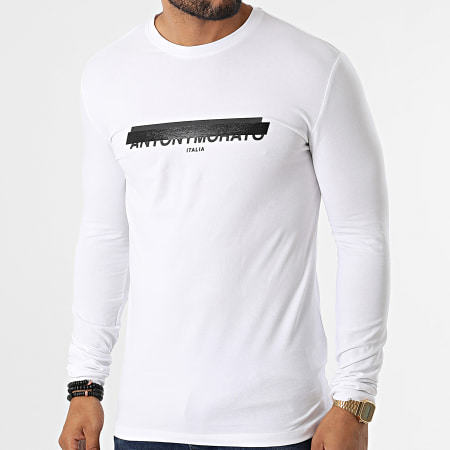 Antony Morato - Camiseta Manga Larga MMKL00315 Blanco