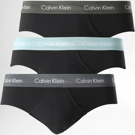 Calvin Klein - Set di 3 slip U2661G Nero