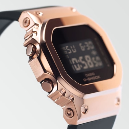 Casio - G-Shock GM-S5600PG-1ER Reloj de señora Oro negro