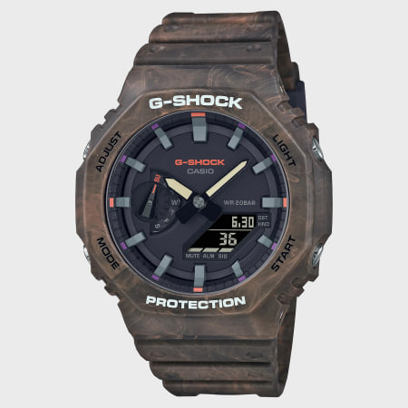 Casio - Montre G-Shock GA-2100FR-5AER Marron