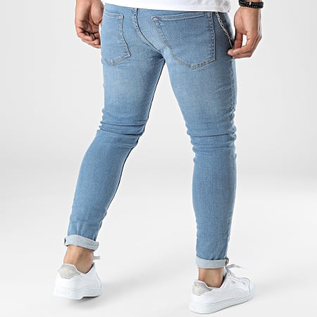 Classic Series - 4118 Jeans skinny in denim blu