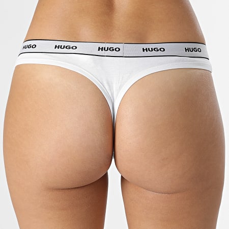 HUGO - Lot De 3 Strings Femme 50469681 Blanc