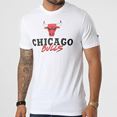 New Era - Maglietta Chicago Bulls 60284676 Bianco