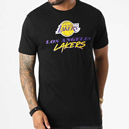 T-Shirt À Manches Courtes Nba Los Angeles Lakers Crème | Hauts Et T-Shirts  Primark Homme » Notredame Novalaise