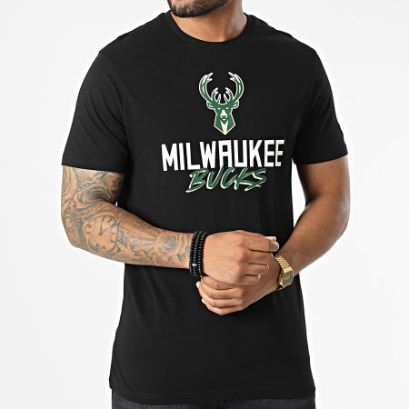New Era - Tee Shirt Milwaukee 60284685 Noir