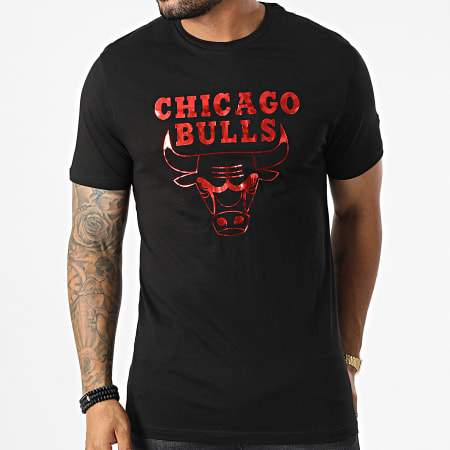 New Era - Maglietta Chicago Bulls 60284681 Nero
