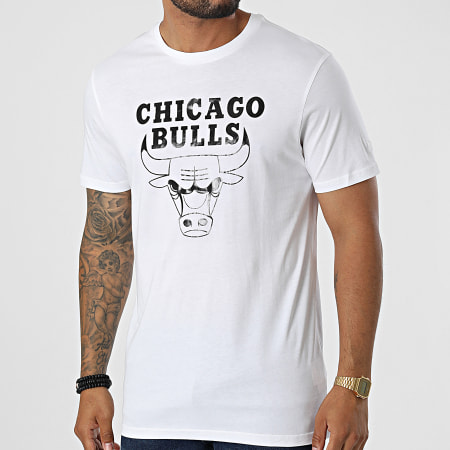 New Era - Maglietta Chicago Bulls 60284696 Bianco