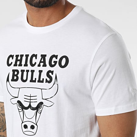 New Era - Tee Shirt Chicago Bulls 60284696 Blanc