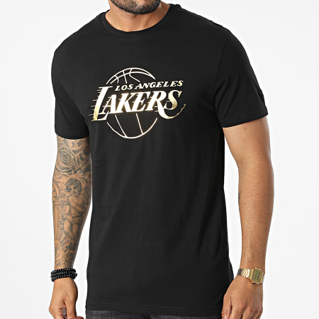 New Era - Maglietta Los Angeles Lakers 60284695 Nero Oro