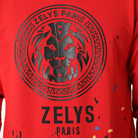 Zelys Paris - Sweat Crewneck Tek Rouge
