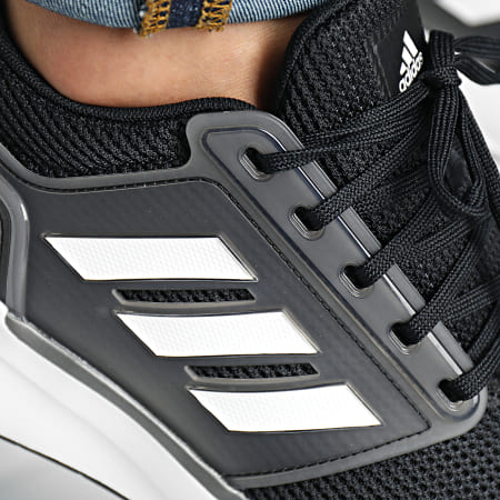 Adidas Sportswear - EQ19 Run GY4719 Core Black Cloud White Iron Metallic Sneakers